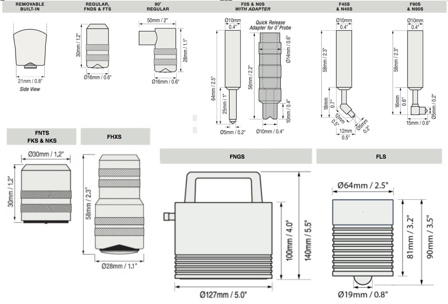 PosiTector 6000 Series Coating Thickness Gages