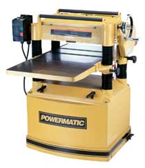 powermatic Model 209 and 209HH - 20 inch Heavy Duty  Wood  Planer