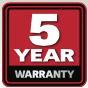 JET 5-YEAR WARRANTY