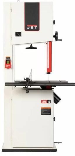 JWBS-18SFX, 18" Bandsaw 1.75HP 1PH 115V