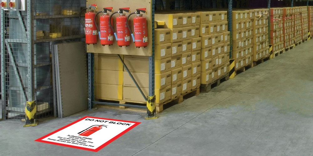 Might Line Safety Floor Signs