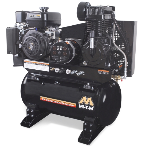 Mi-T-M 30 Gal Two Stage Air Compressor/ Generator