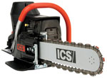 ICS 680ES Contractor Concrete Gas Saw 12" or 14" Bar & Chain
